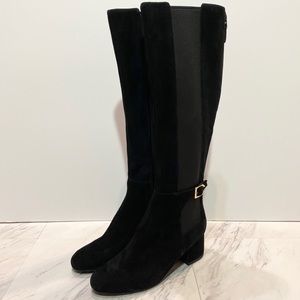 Cole Haan Avani Stretch Black Tall Boots